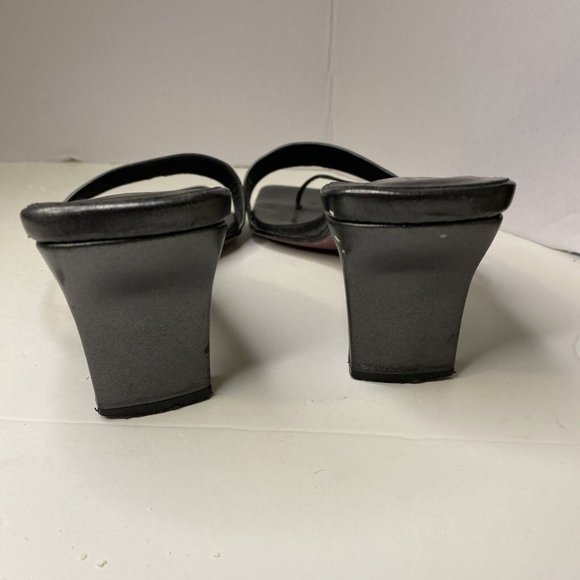 Charles David by Nathalie M Women’s Gray Heel Mule Sandals Size 8.5B Spain READ - Picture 7 of 11
